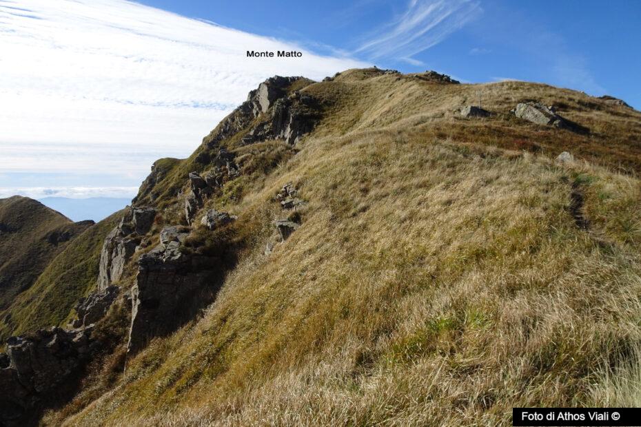 Monte Matto dal sentiero di crinale
